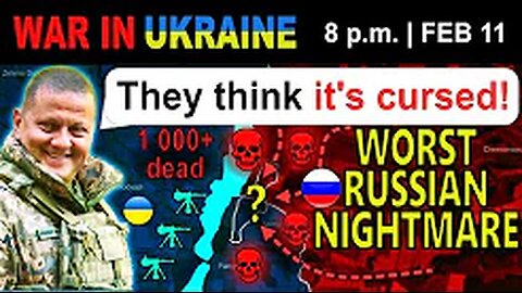 11 Feb: "STRAIGHT OUT OF HORROR MOVIE!" 1 000+ Russians LIE DEAD in Front of a TINY VILLAGE.