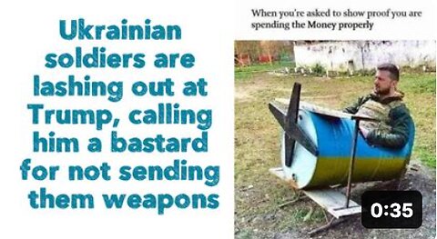 Ukrainian soldiers are lashing out at Trump, calling him a "bastard" for not sending them weapons.