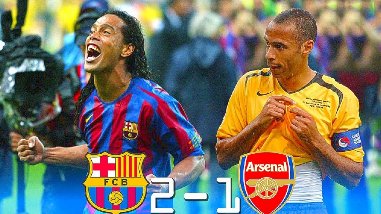 BARCELONA 2 vs 1 ARSENAL | UEFA CHAMPIONS LEAGUE 2005/6 FINAL | GOALS&HIGHLIGHTS