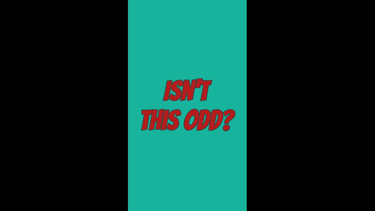 Isn’t This Odd? 🤔