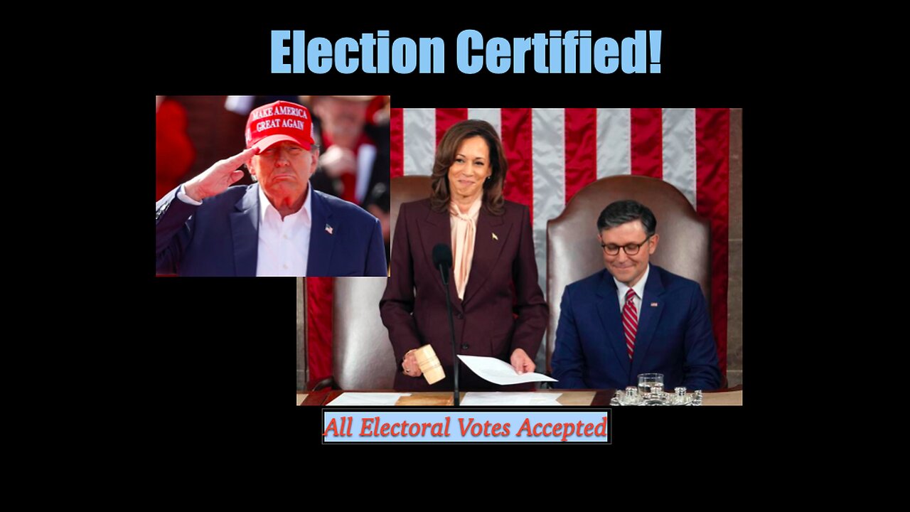 Election Certified!