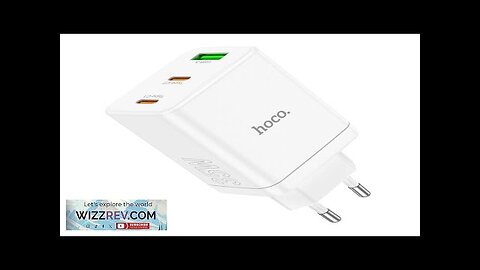 HOCO N33 PD35W 3-Port USB PD Charger Dual Type-C+USB-A QC3.0 Fast Charging Review