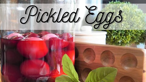 LOVE THESE PICKLED EGGS * Pickled Red Beets Recipe