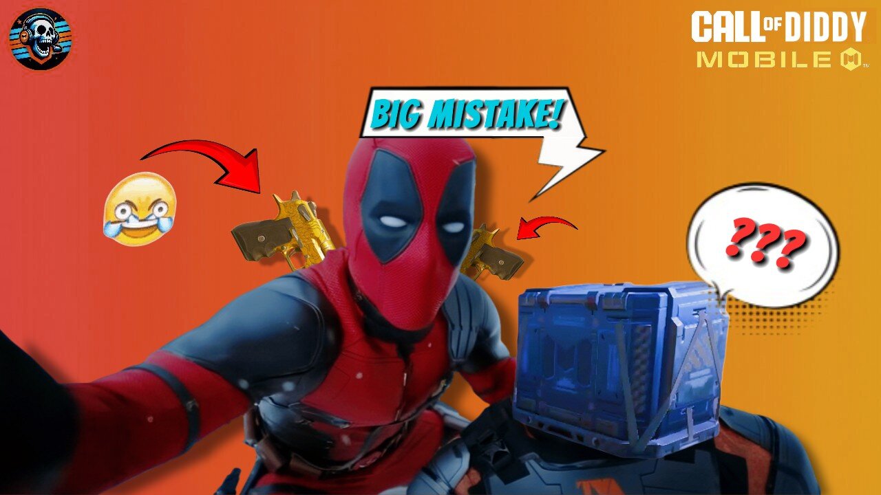 What Happens When DEADPOOL Cooks Your BR Custom Loadout in CODM | 50 GS (Desert Eagle) #codmtrolling