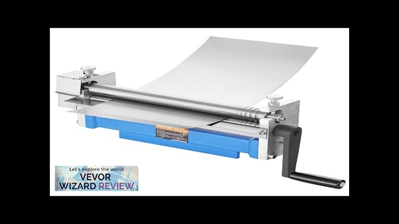 VEVOR Slip Roll Machine 12.6 inches Forming Width in 20 Gauge Capacity Review