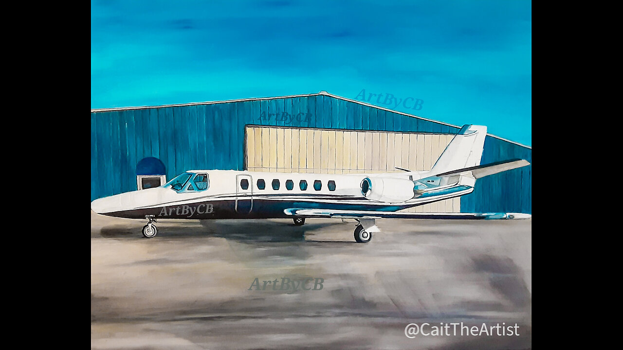 Painting Progression-Jet Plane