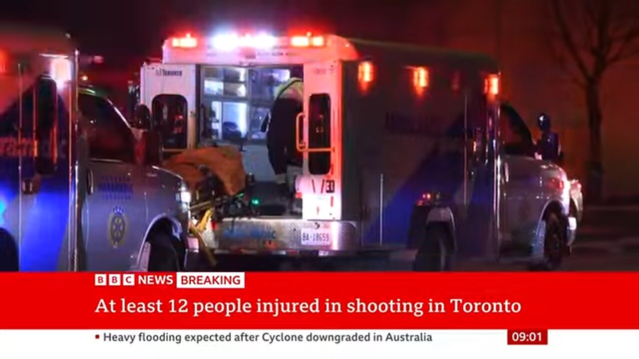 Twelve injured in shooting at pub in Toronto, Canada