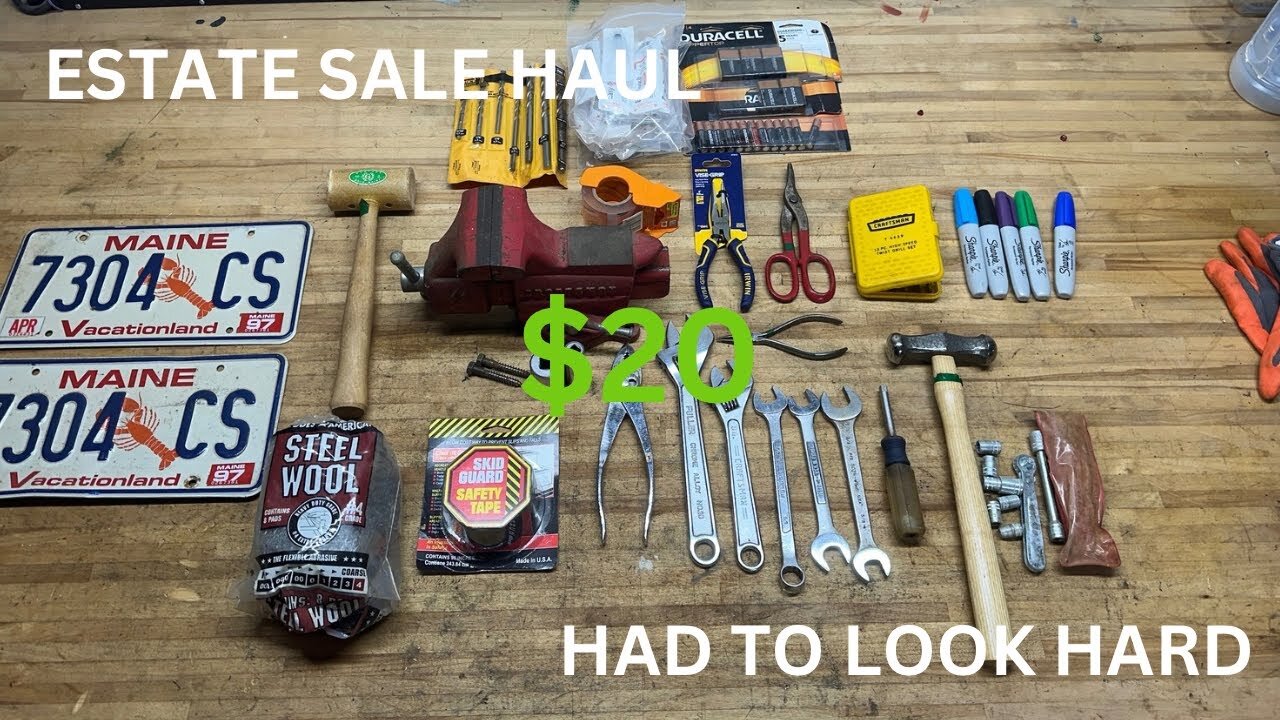 Estate Sale / Garage Sale Tool Haul | Episode 5 | September 14th 2024.