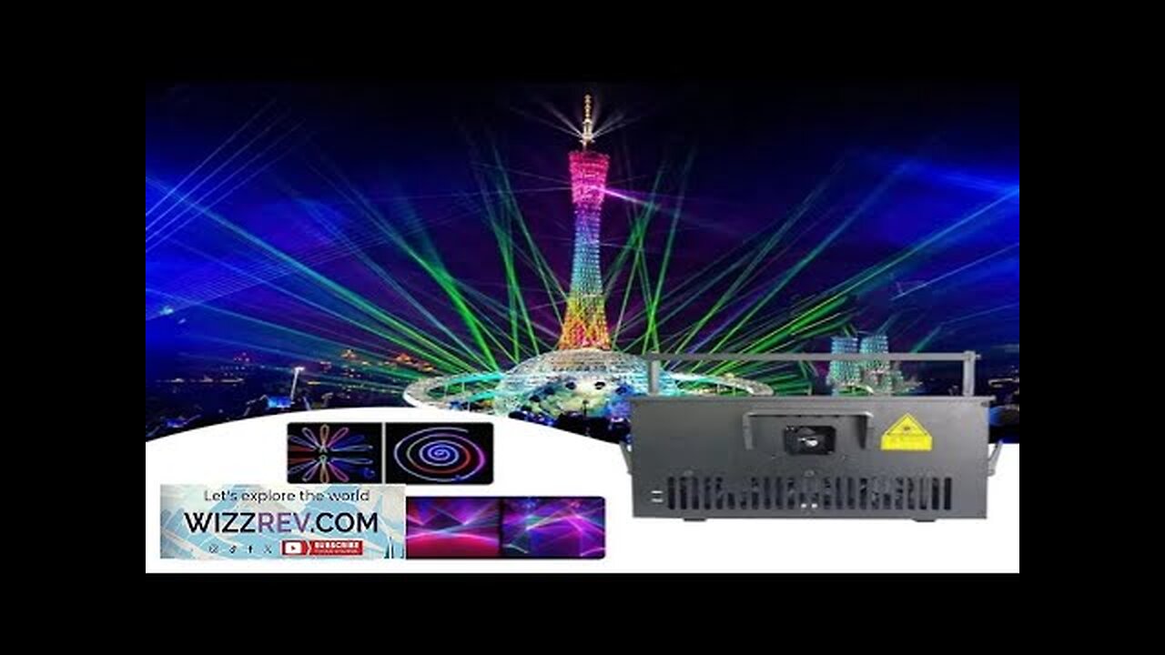 BotaiI 10w RGB outdoor disco laser light christmas lights Animation Disco Lazer Review