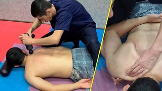 ASMR Back Massage with Asmr Tools (Head, Face Massage at the end)