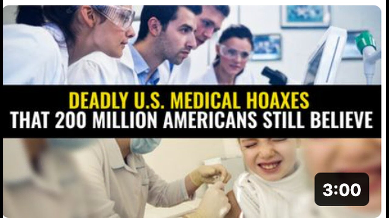 Deadly U.S. medical HOAXES that 200 million Americans still believe