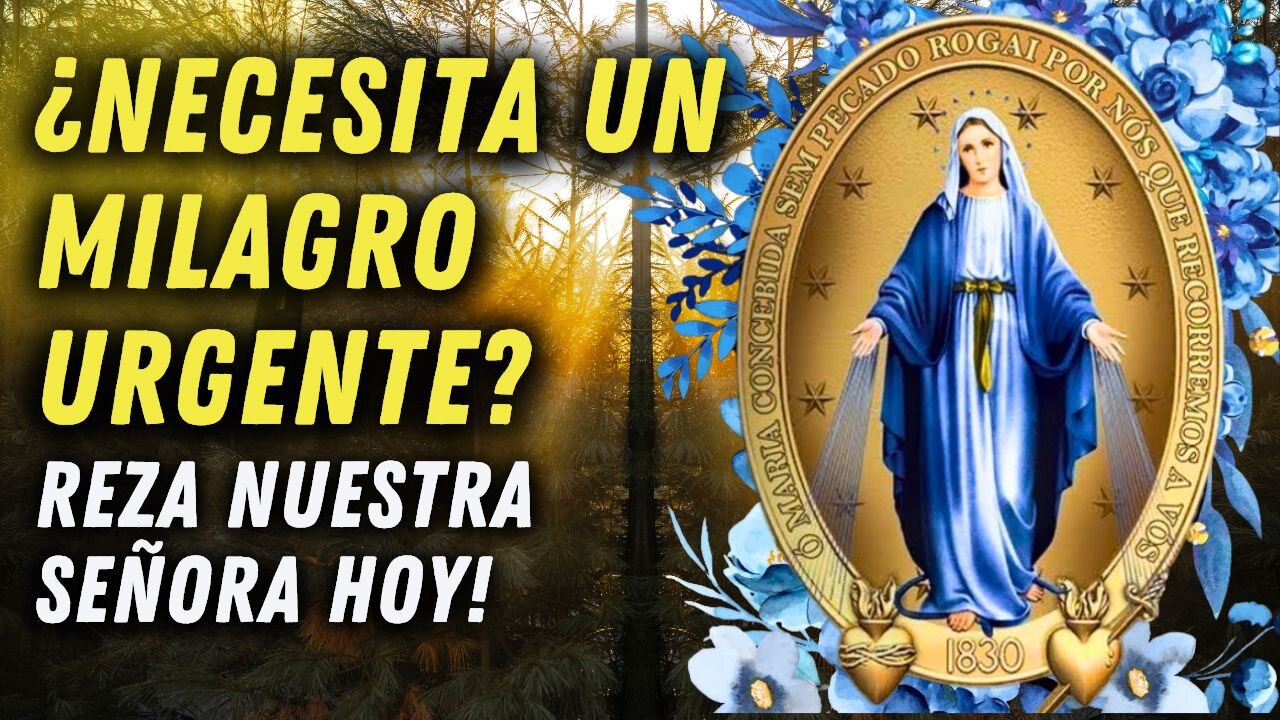 🔥¿Necesitas un milagro urgente? ¡Reza esta poderosa oración a Nuestra ...