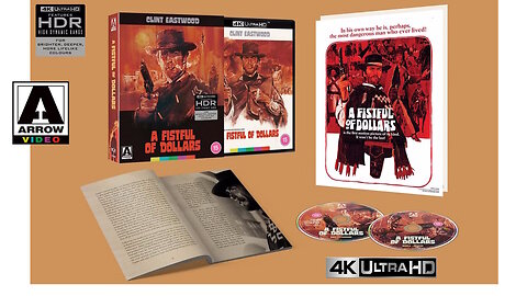 A Fistful of Dollars [Arrow Video 4K UHD & Blu-ray Limited Edition] starring Clint Eastwood