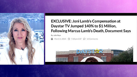 Daystar Joni Got a Big Pay Raise