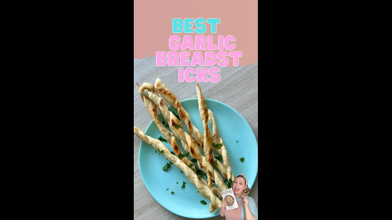 Easy Homemade Garlic Breadsticks 🧄🥖