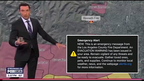 ⚠️JUST IN: Los Angeles accidentally sends an evacuation alert to every LA county resident