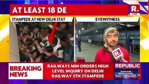 NDLS Director Mahesh Yadav Avoids Questions on Station Stampede Incident