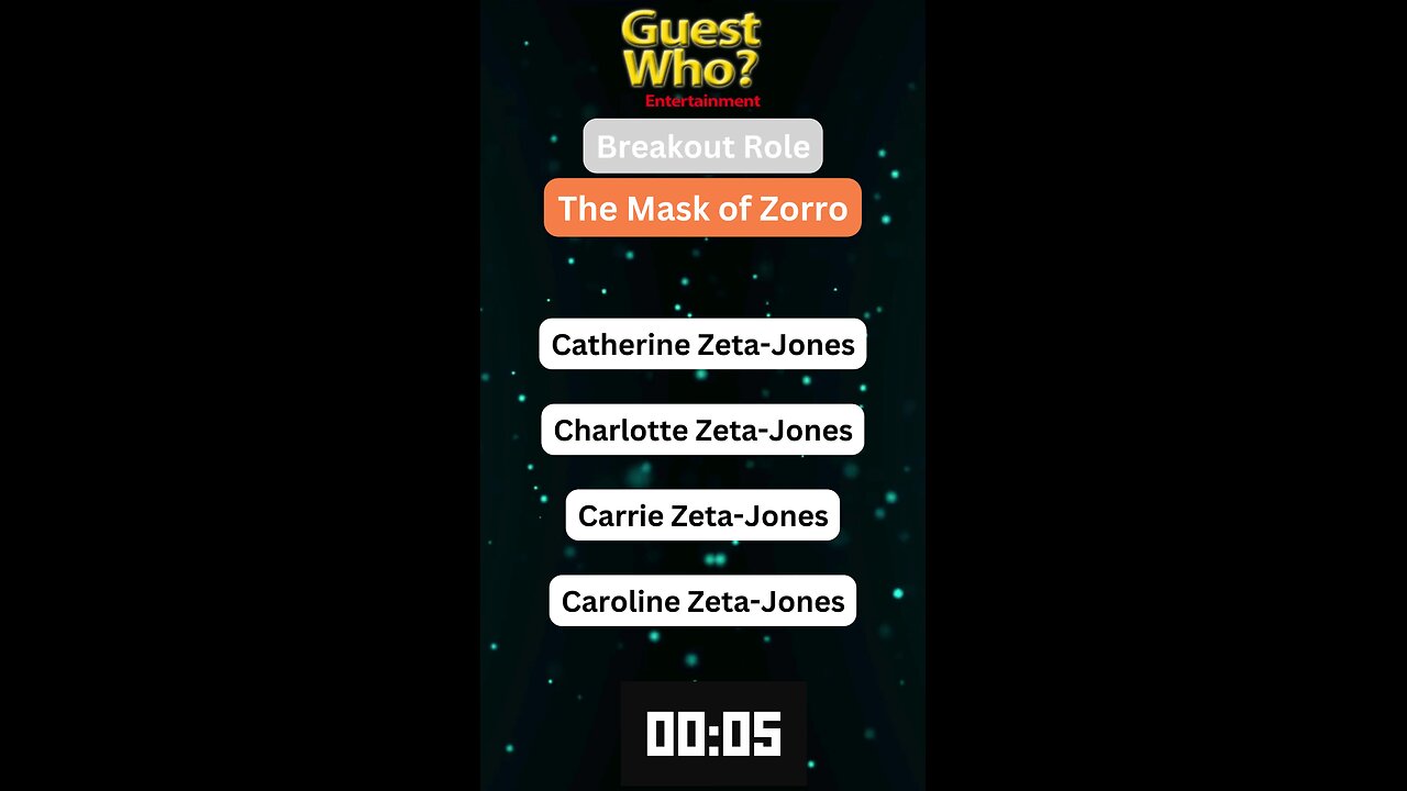 Guest This Actress #246 Like A Quick Quiz? | The Mask of Zorro