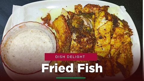 Fried fish Masala Recipe | Fish Fry Masala Recipe at Home | Dish Delight Recipes