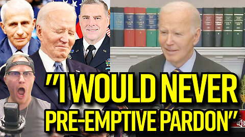 Biden LIES and Pre-Emptive Pardons FAMILY "they didn't do anything wrong"