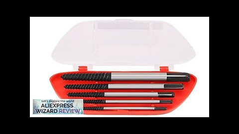 DIYWORK Broken Bolt Remover Screw Extractor Set Damaged Screw Extractor Drill Bit Review