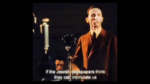 Joseph Goebbels Raging Againist Weimar Conditions