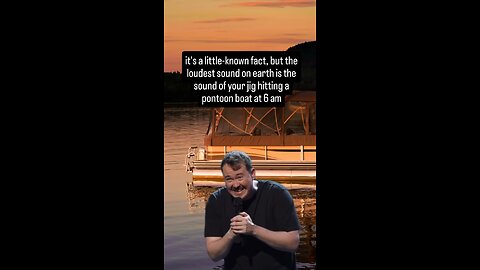 Fishing meme. Pontoon boat