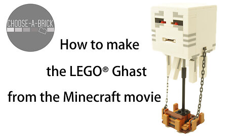 How to Build the LEGO Minecraft Movie Ghast! Official 21273 Set Tutorial