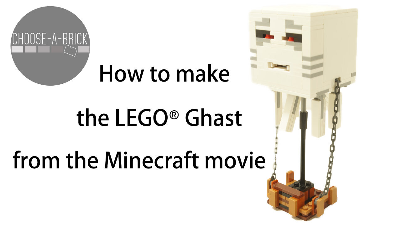 How to Build the LEGO Minecraft Movie Ghast! Official 21273 Set Tutorial