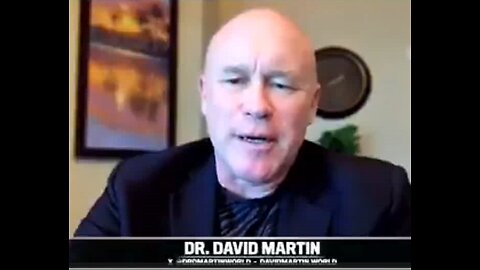 INTERVIEW: Dr David Martin Issues an Emergency Warning