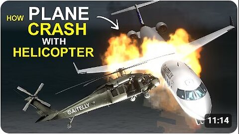 Plane Crash with Black Hawk Helicopter Expained