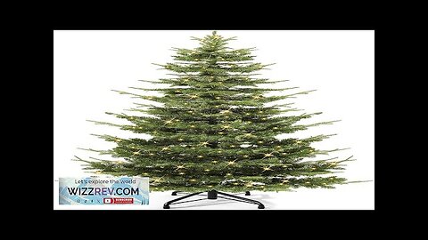 YITAHOME Pre-Lit Aspen Fir Artificial Christmas Tree 6.5ft Layered Christmas Tree Review