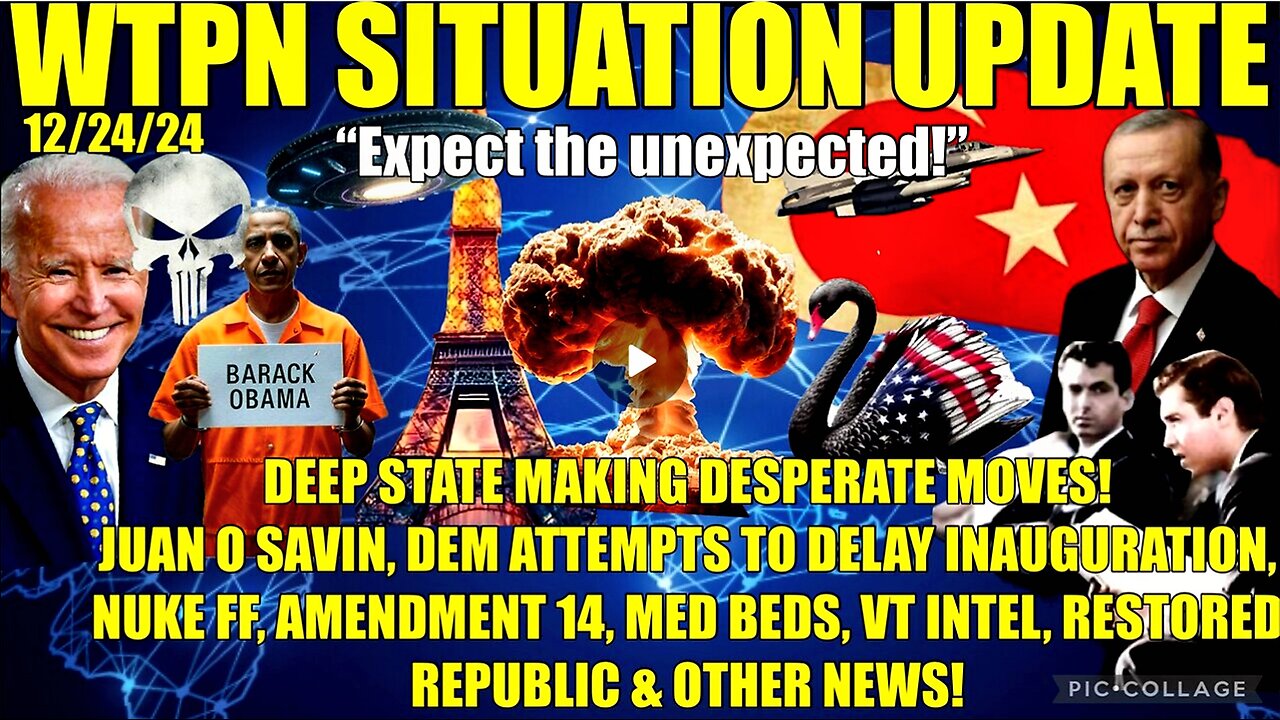 WTPN SITREP: DEEP STATE FF’S TO DELAY INAUGURATION, 107, VT INTEL, NUKE FF, ME WAR