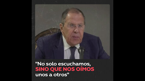 Lavrov detalla los resultados de las conversaciones entre Rusia y EE.UU.