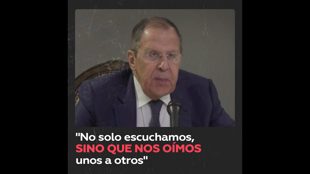 Lavrov detalla los resultados de las conversaciones entre Rusia y EE.UU.