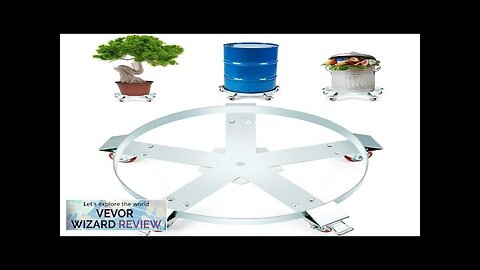 VEVOR 55 Gallon Heavy Duty Drum Dolly 1250lbs Load Capacity Barrel Dolly Review