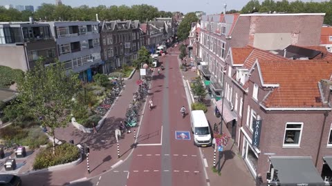 In Utrecht, a lot of streets are mixed-use