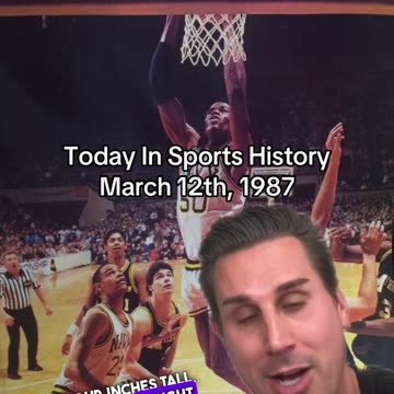 THE HISTORIC SPORTS MOMENT OF MARCH 12th, 1987