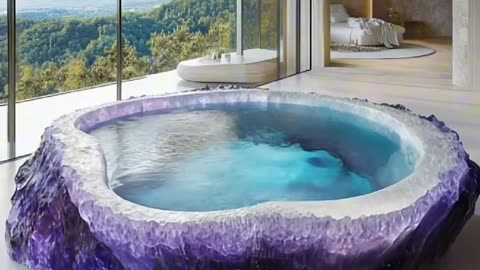 These gem and crystal bathtubs look absolutely stunning!