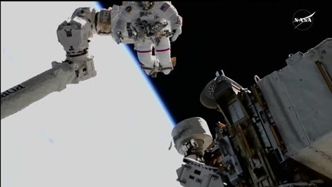 International Space Station | Stranded Astronauts conduct Spacewalk