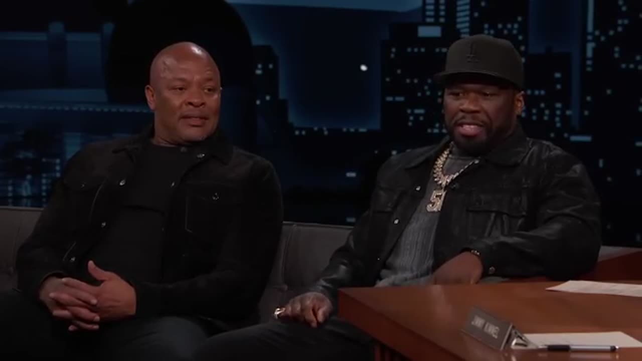 Jimmy Kimmel Interviews Dr. Dre, Snoop Dogg & Curtis “50 Cent” Jackson