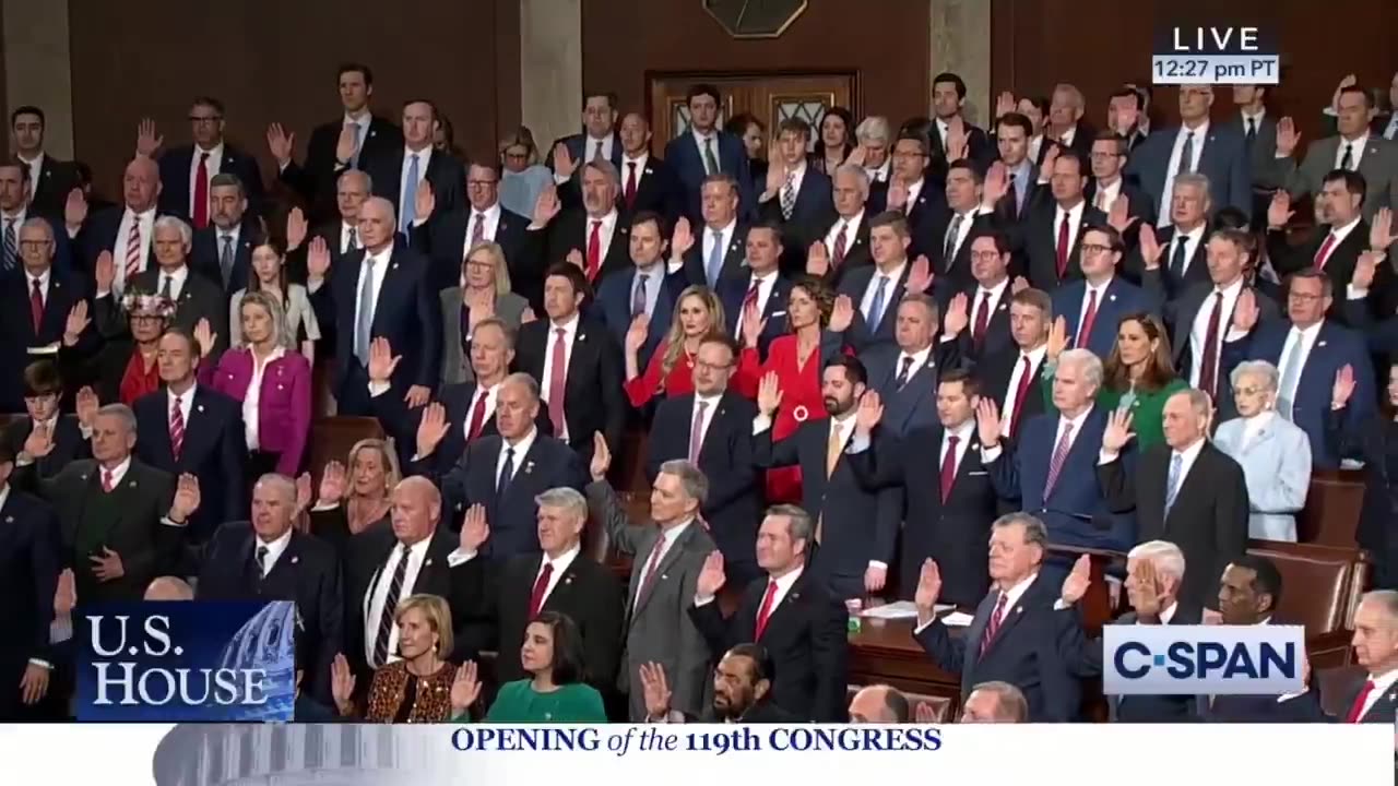 All members of the House have been sworn into office.