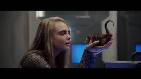 Cara Delevingne as Laureline in Valarian film clip music by Stefano Belluz