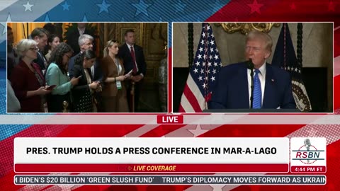 RSBN President Trump Signs Executive Orders at Mar-a-Lago - 2-18-25