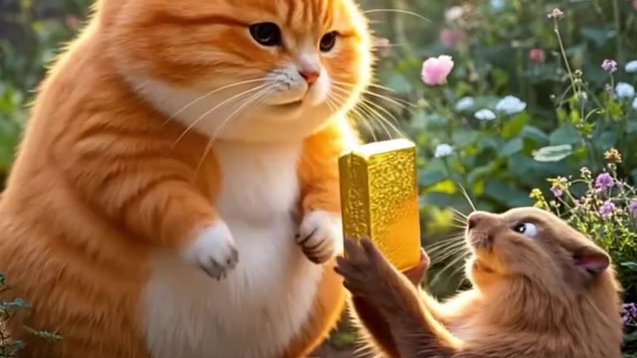 Greedy cat hunts pig, feasts, parties, and finds hidden gold!