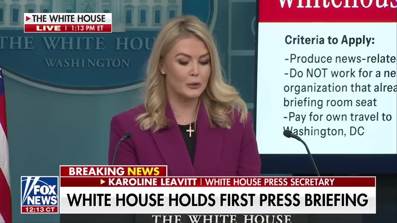 Trump WH opens briefing room to non-legacy media: 'Share Trump's message everywhere'