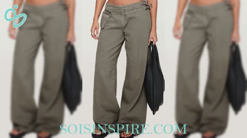 Wide Leg Jeans with Pockets