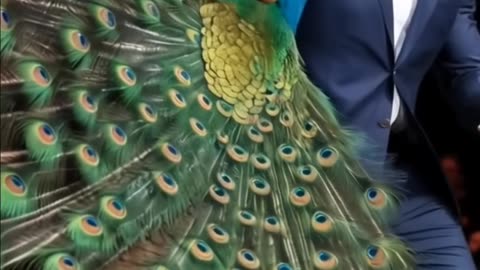 Dwayne Johnson and peacock