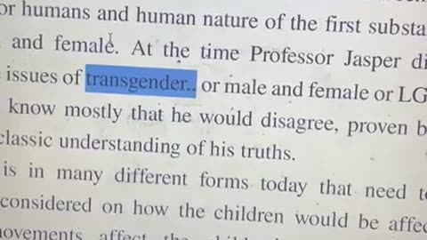 STOP TRANSGENDER I AGREE WITH PRESIDENT TRUMP