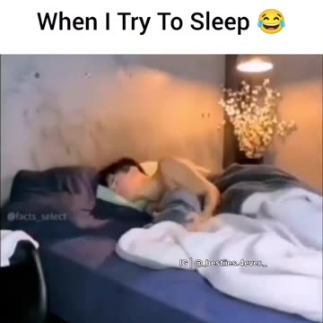 WHEN I TRY TO SLEEP! best funny video